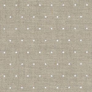 Cashel | 28ct | 1399 | Linen with White Mini Dots
