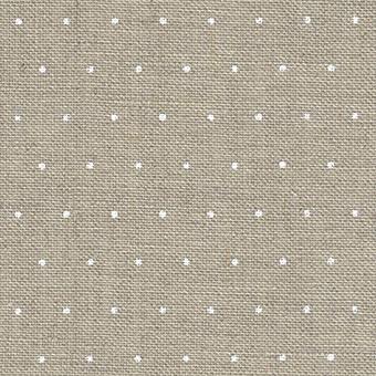 Cashel | 28ct | 1399 | Linen with White Mini Dots